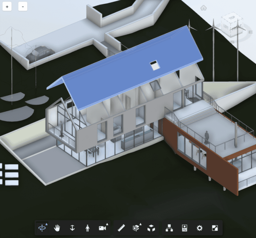 3D BIM model design viewer
